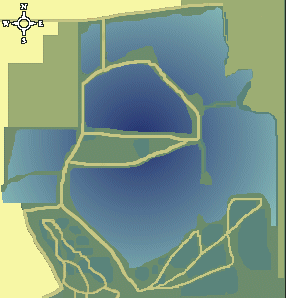 Carte du parc de Brieux